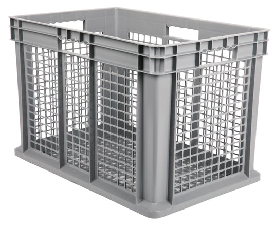 Hudson Exchange 24 x 16 x 16" (21.33 Gallon) Mesh Straight Wall Handled Storage Container Tote