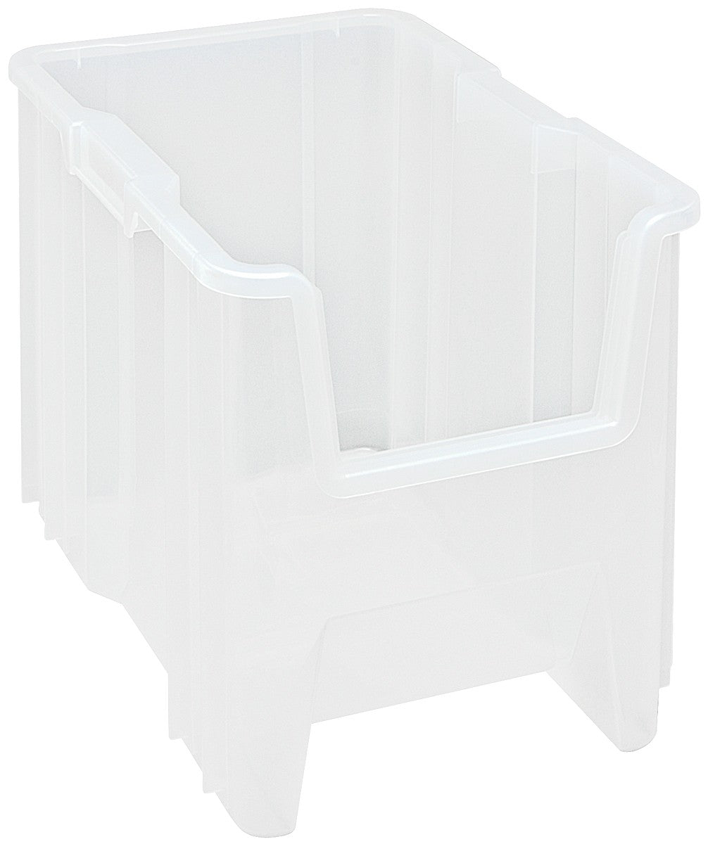Hudson Exchange 17.5 x 10.875 x 12.5" Plastic Giant Stackable Hopper Bin Container