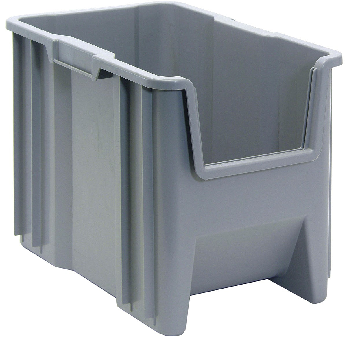 Hudson Exchange 17.5 x 10.875 x 12.5" Plastic Giant Stackable Hopper Bin Container