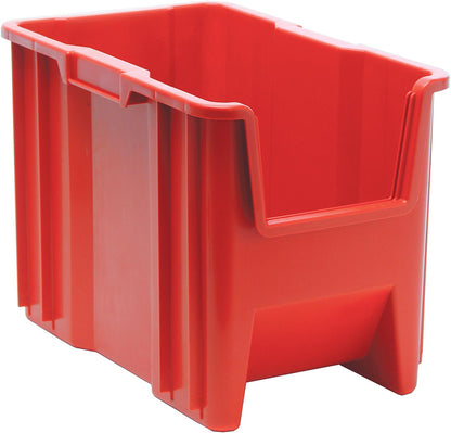 Hudson Exchange 17.5 x 10.875 x 12.5" Plastic Giant Stackable Hopper Bin Container