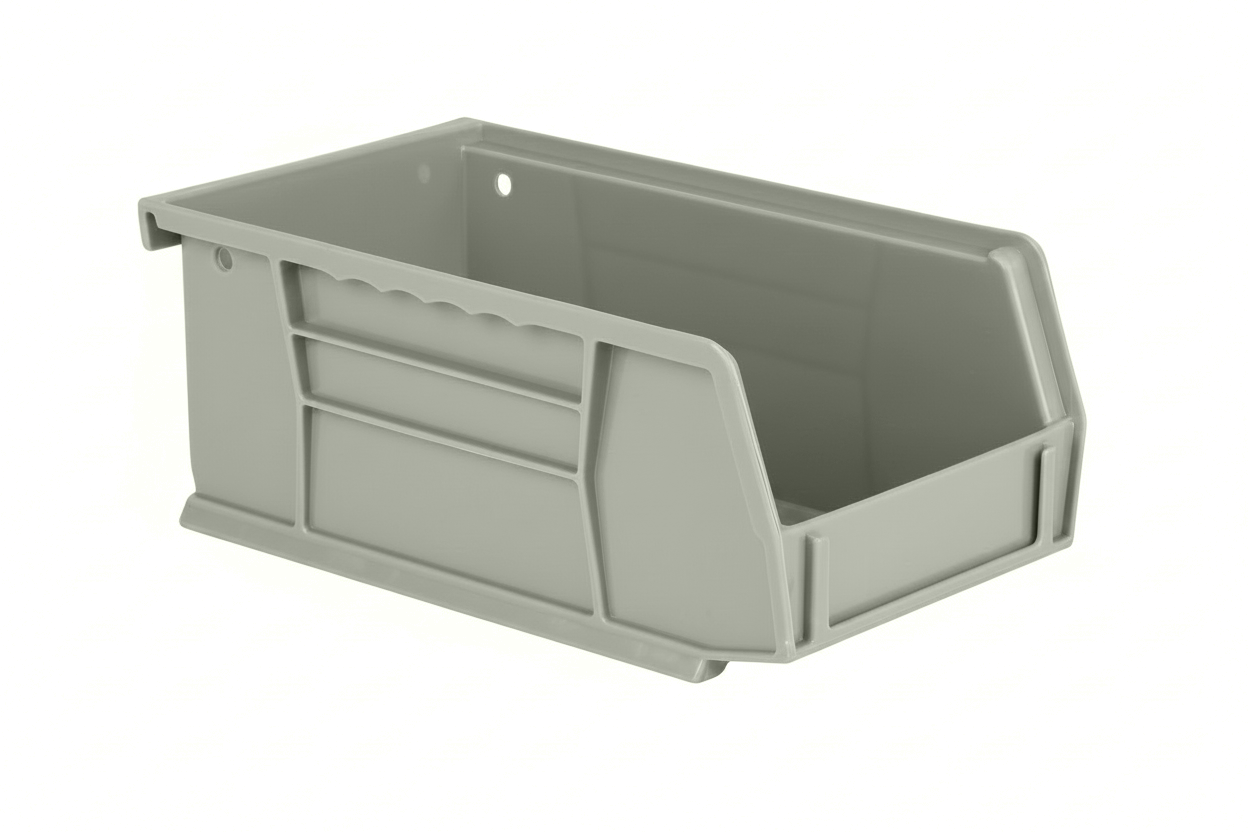 7.5 x 4 x 3" Plastic Stackable Storage Bin and Hanging Container
