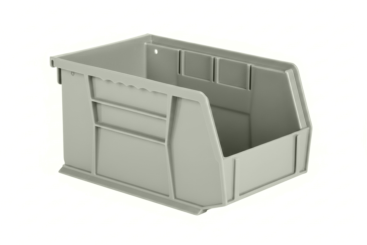 9.5 x 6 x 5" Plastic Stackable Storage Bin and Hanging Container