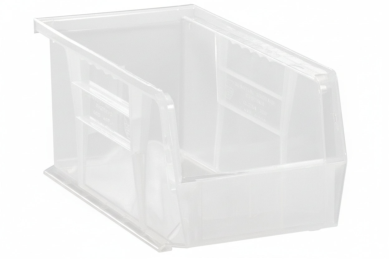 11 x 5.5 x 5" Plastic Stackable Storage Bin and Hanging Container