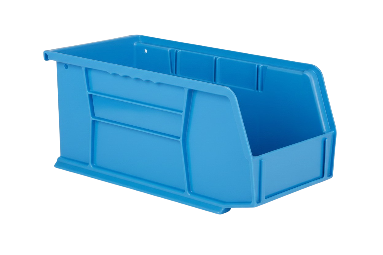 11 x 5.5 x 5" Plastic Stackable Storage Bin and Hanging Container