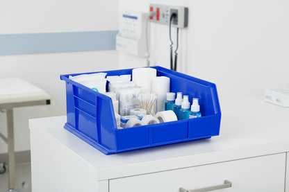 Hudson Exchange 11 x 11 x 5" Plastic Stackable Storage Bin and Hanging Container