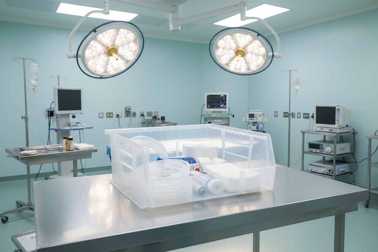 Hudson Exchange 11 x 11 x 5" Plastic Stackable Storage Bin and Hanging Container