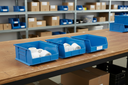11 x 11 x 5" Plastic Stackable Storage Bin and Hanging Container