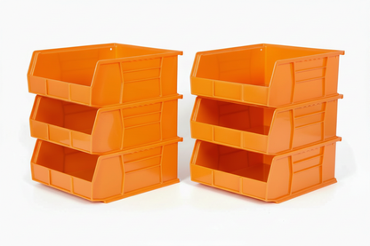 Hudson Exchange 11 x 11 x 5" Plastic Stackable Storage Bin and Hanging Container