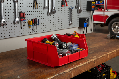 Hudson Exchange 11 x 11 x 5" Plastic Stackable Storage Bin and Hanging Container