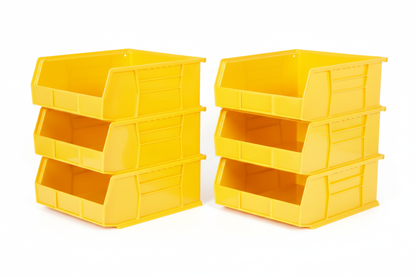 Hudson Exchange 11 x 11 x 5" Plastic Stackable Storage Bin and Hanging Container