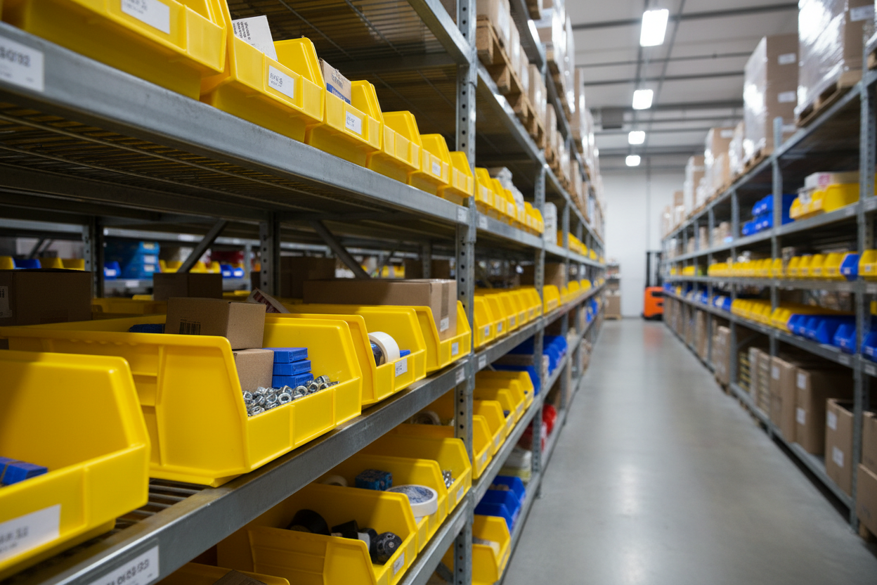 Hudson Exchange 11 x 11 x 5" Plastic Stackable Storage Bin and Hanging Container