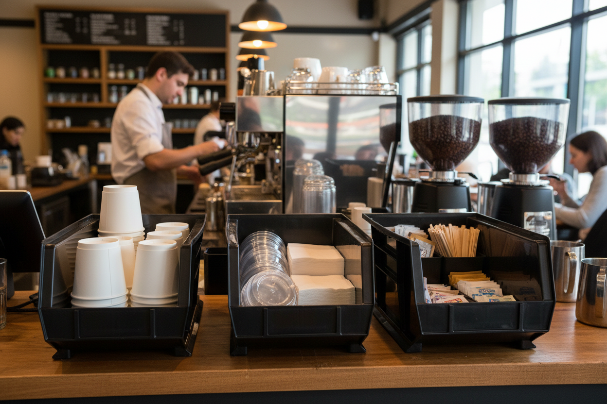 Hudson Exchange 15 x 8 x 7" Plastic Stackable Storage Bin and Hanging Container