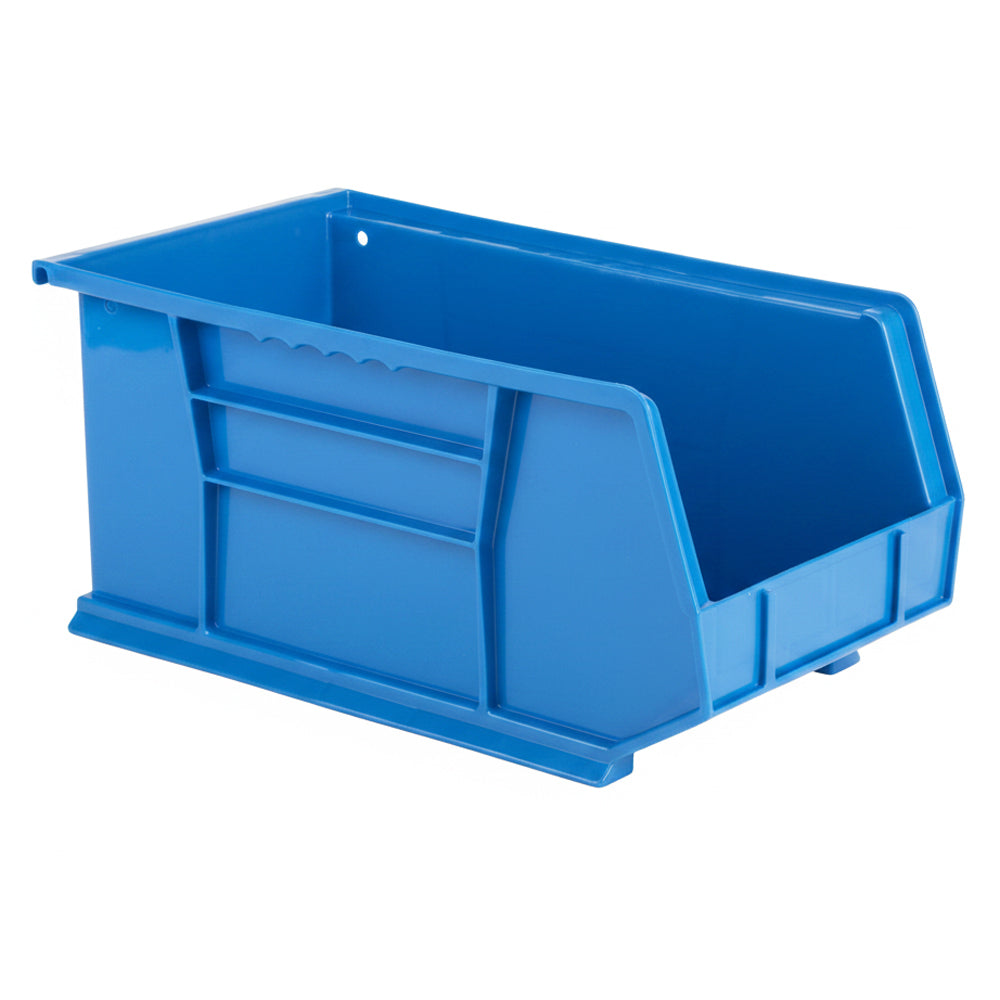 15 x 8 x 7" Plastic Stackable Storage Bin and Hanging Container