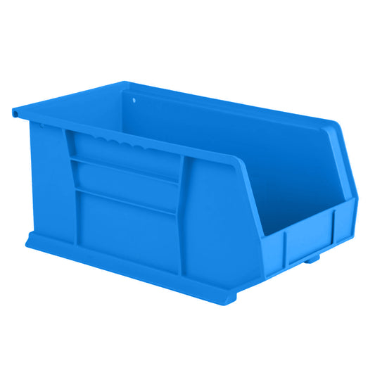 15 x 8 x 7" Plastic Stackable Storage Bin and Hanging Container