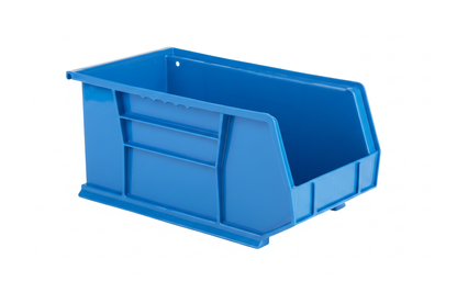 15 x 8 x 7" Plastic Stackable Storage Bin and Hanging Container