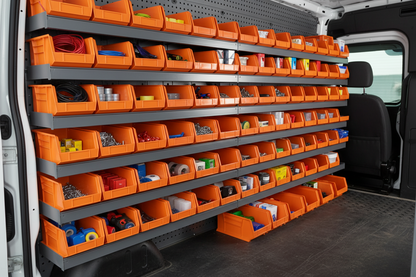 Hudson Exchange 15 x 8 x 7" Plastic Stackable Storage Bin and Hanging Container