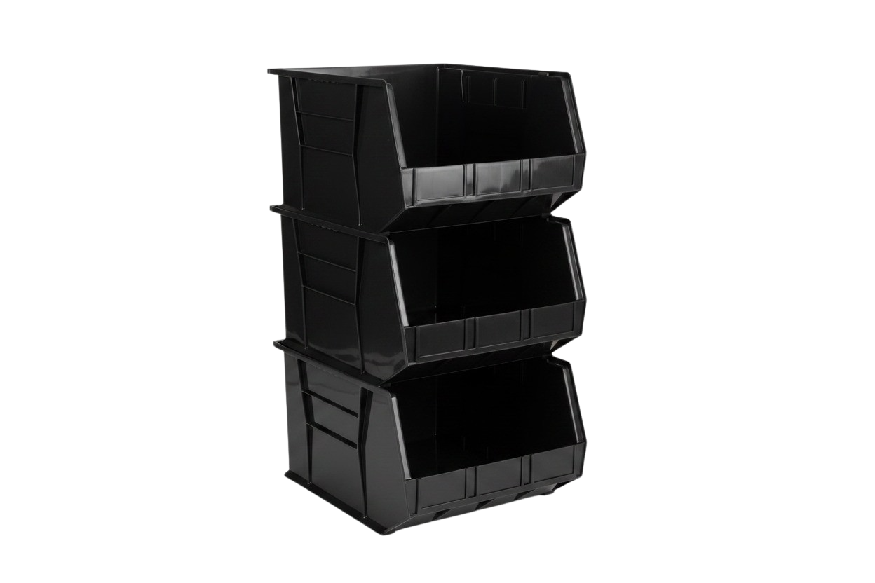 18 x 16.5 x 11" Plastic Stackable Storage Bin and Hanging Container