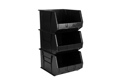 18 x 16.5 x 11" Plastic Stackable Storage Bin and Hanging Container