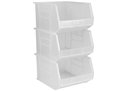 18 x 16.5 x 11" Plastic Stackable Storage Bin and Hanging Container