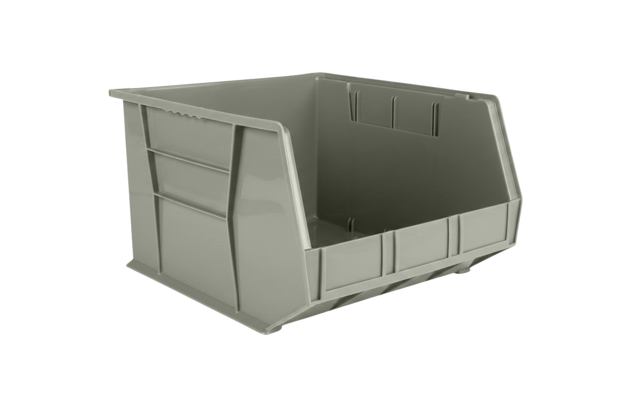 18 x 16.5 x 11" Plastic Stackable Storage Bin and Hanging Container