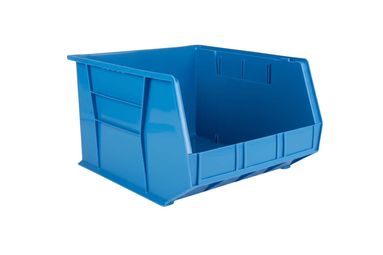 18 x 16.5 x 11" Plastic Stackable Storage Bin and Hanging Container
