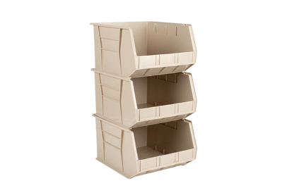 18 x 16.5 x 11" Plastic Stackable Storage Bin and Hanging Container