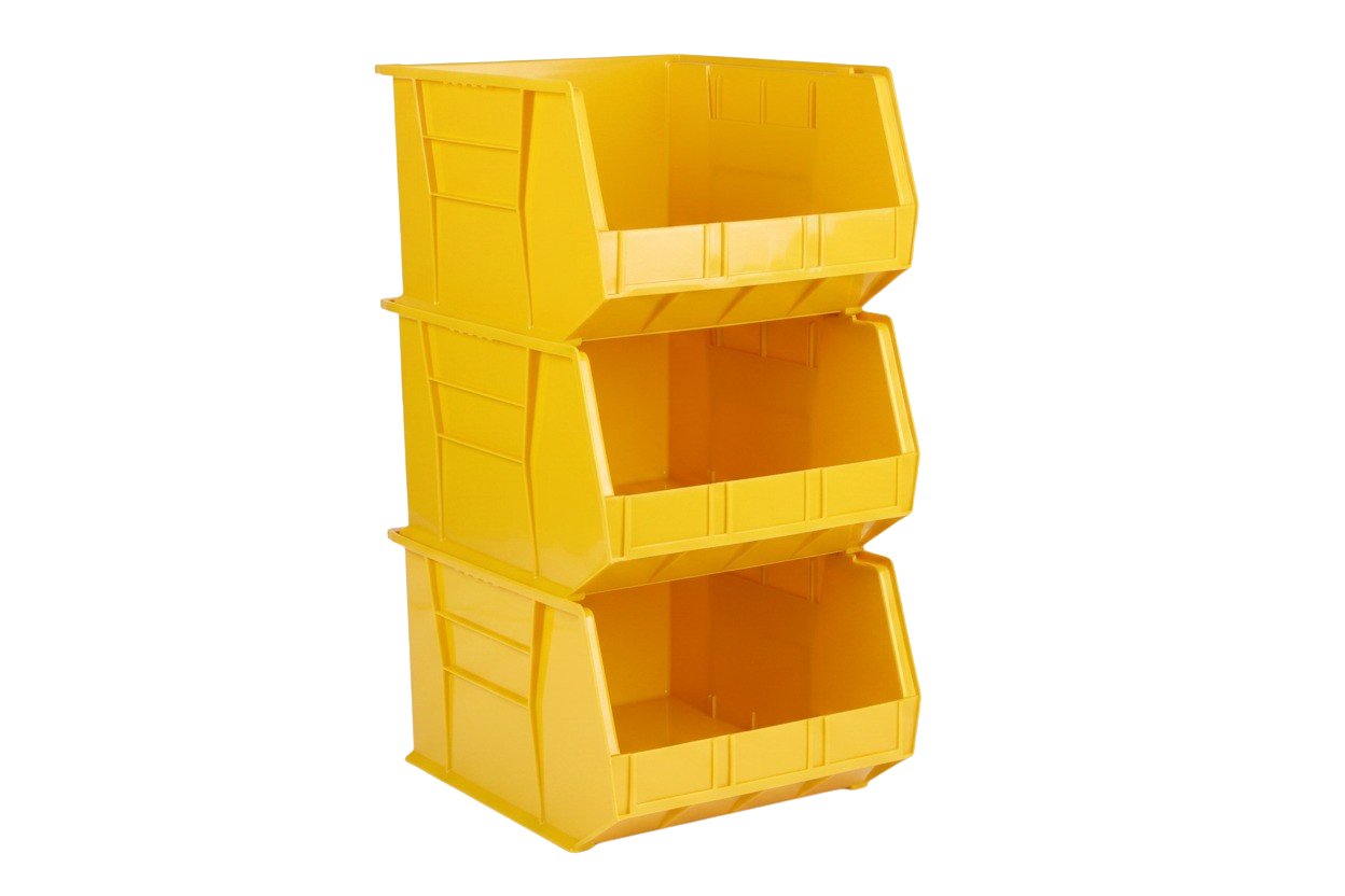 18 x 16.5 x 11" Plastic Stackable Storage Bin and Hanging Container
