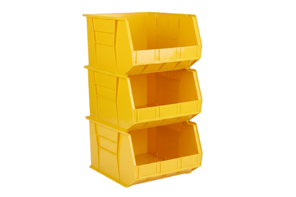 18 x 16.5 x 11" Plastic Stackable Storage Bin and Hanging Container