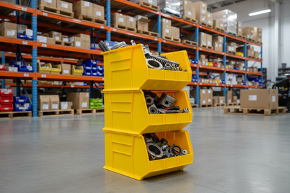 Hudson Exchange 18 x 16.5 x 11" Plastic Stackable Storage Bin and Hanging Container