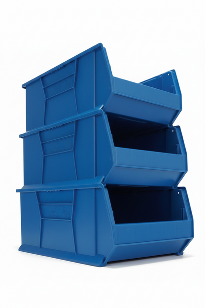 24 x 17 x 11" Jumbo Plastic Stackable Storage Bin and Hanging Container