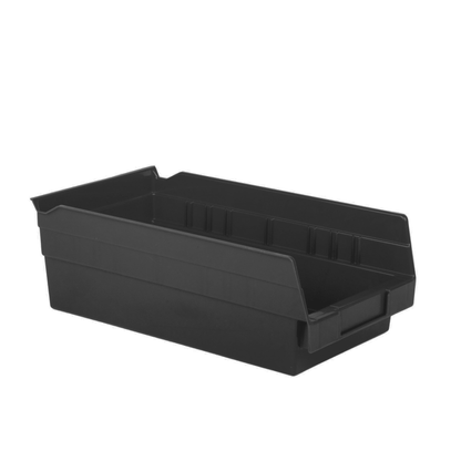 Hudson Exchange 12 x 6 x 4" Plastic Nesting Storage 12” Shelf Bin Container