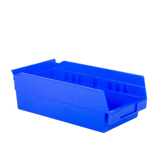 12 x 6 x 4" Plastic Nesting Storage 12” Shelf Bin Container