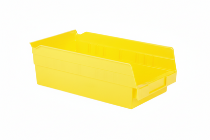 Hudson Exchange 12 x 6 x 4" Plastic Nesting Storage 12” Shelf Bin Container