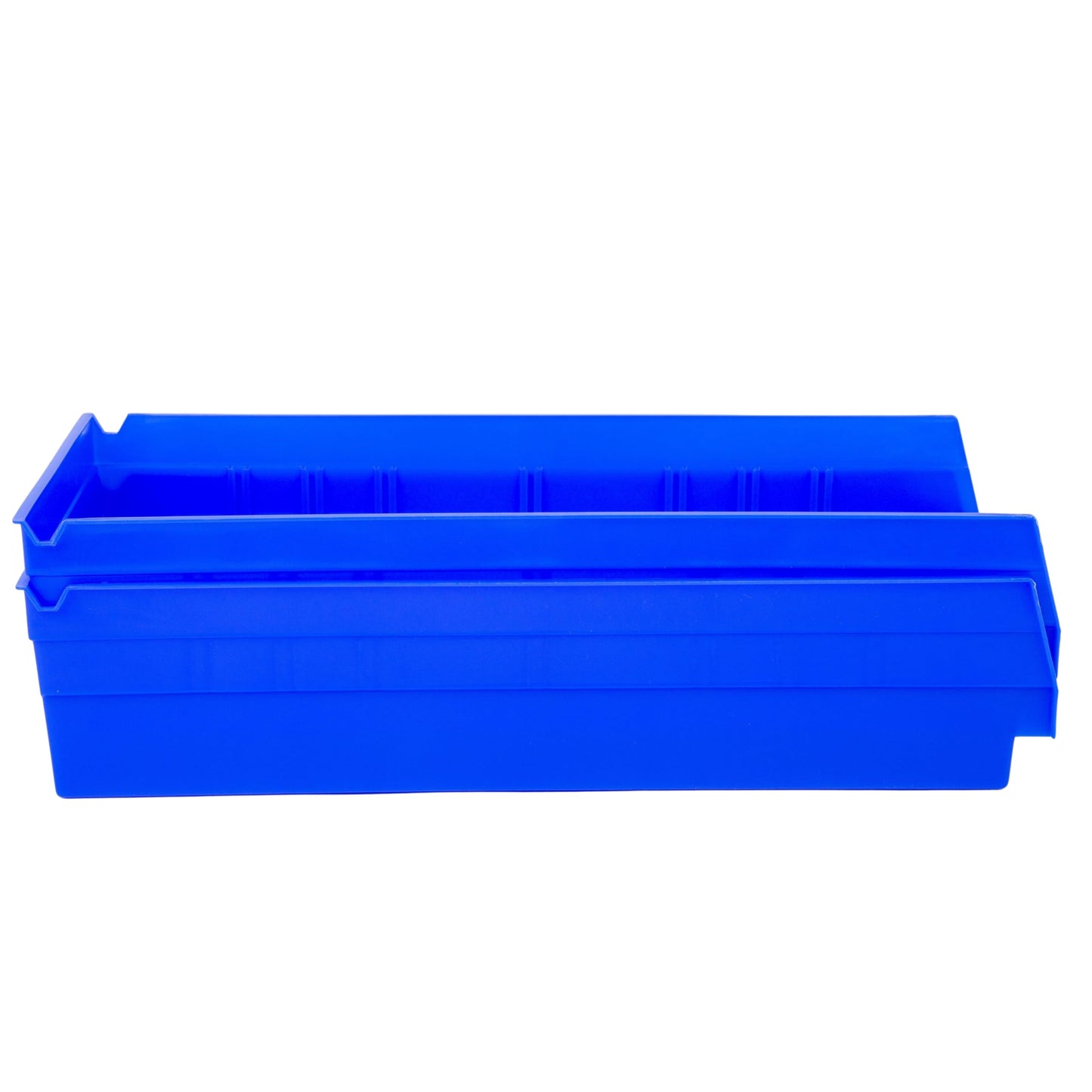 Hudson Exchange 18 x 8 x 4" Plastic Nesting Storage 18” Shelf Bin Container