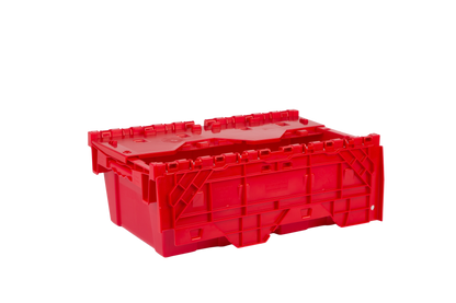 19.6 x 11.6 x 7.3” (3.7 Gallon) Attached Lid Container Tote