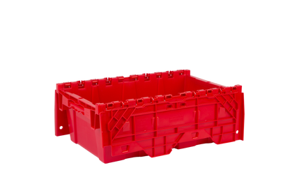 19.6 x 11.6 x 7.3” (3.7 Gallon) Attached Lid Container Tote