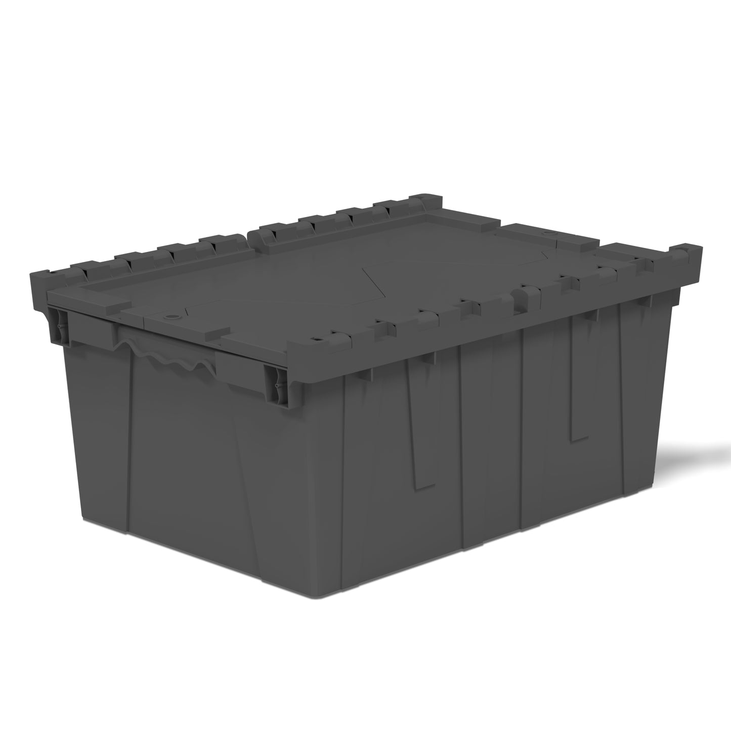 Hudson Exchange 21.9 x 15.2 x 9.7” (9.7 Gallon) Storage Tote Container with Attached Lid