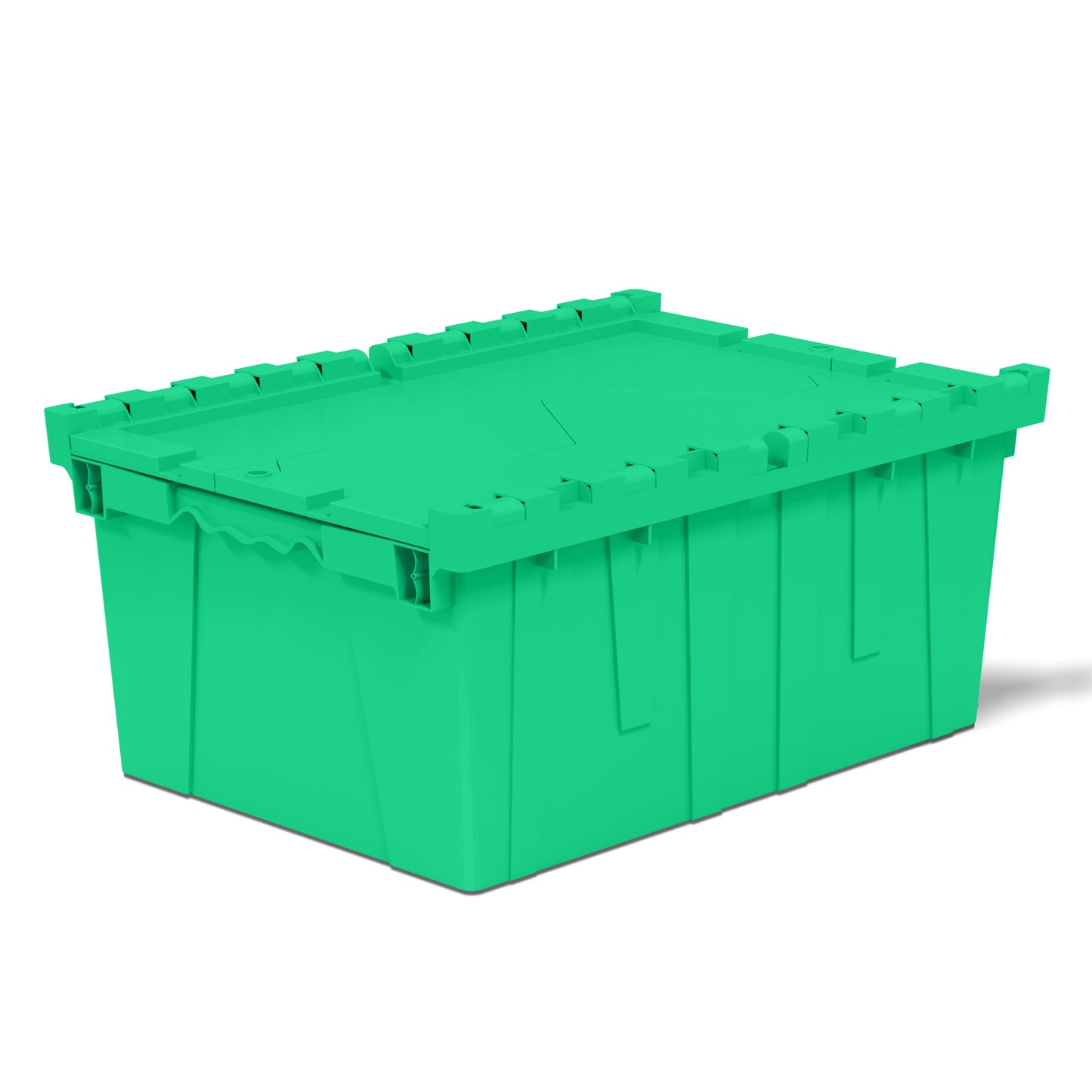 Hudson Exchange 21.9 x 15.2 x 9.7” (9.7 Gallon) Storage Tote Container with Attached Lid