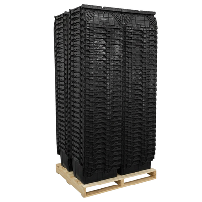 Pallet Deal (120 Totes) 21.9 x 15.2 x 12.8” (12.7 Gallon) Attached Lid Container Tote