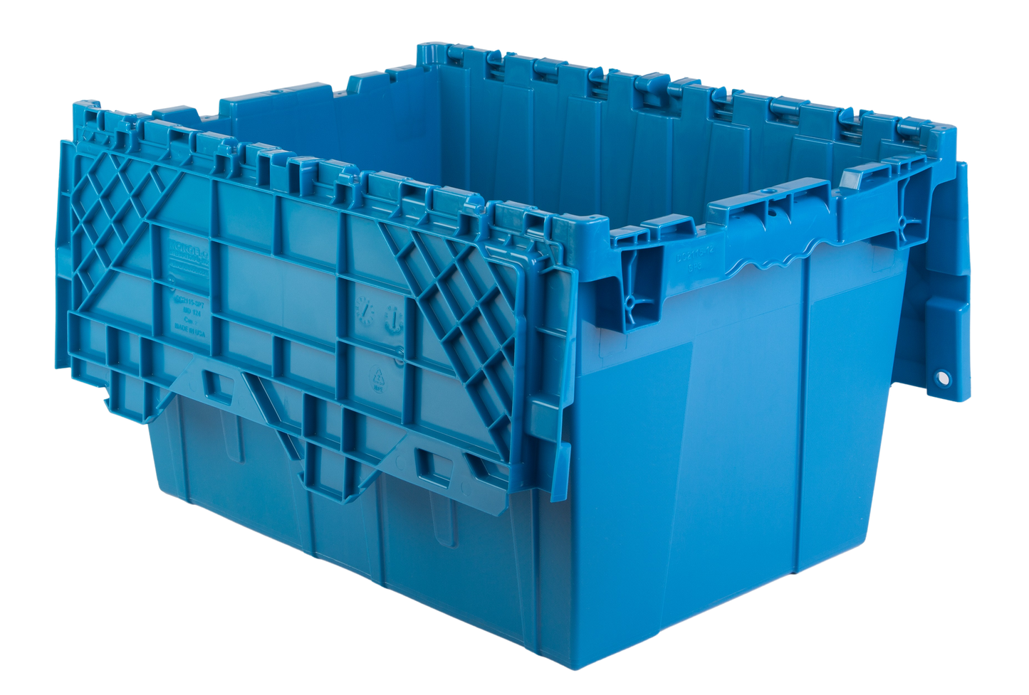 Hudson Exchange 21.9 x 15.2 x 12.8” (12.7 Gallon) Storage Tote Container with Attached Lid