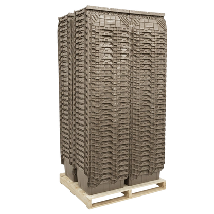 Pallet Deal (120 Totes) 21.9 x 15.2 x 12.8” (12.7 Gallon) Attached Lid Container Tote