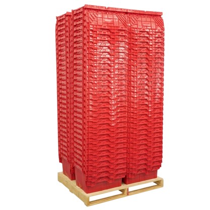 Pallet Deal (120 Totes) 21.9 x 15.2 x 12.8” (12.7 Gallon) Attached Lid Container Tote