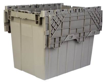 Hudson Exchange 21.9 x 15.2 x 17.2” (17.2 Gallon) Storage Tote Container with Attached Lid