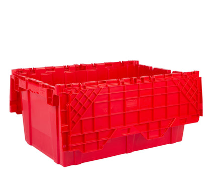 Hudson Exchange 27.3 x 17.2 x 12.6" (18.7 Gallon) Storage Tote Container with Attached Lid