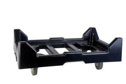 Hudson Exchange 28 x 18 x 10.5" (650 lb. Capacity) Plastic Container Dolly With Casters for Attached Lid Totes