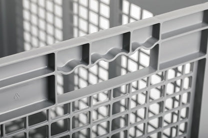 Hudson Exchange 12 x 16 x 8" (4.85 Gallon) Mesh Straight Wall Handled Storage Container Tote