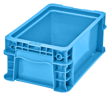 Hudson Exchange 12 x 7 x 5" (.75 Gallon) Straight Wall Handled Storage Container Tote