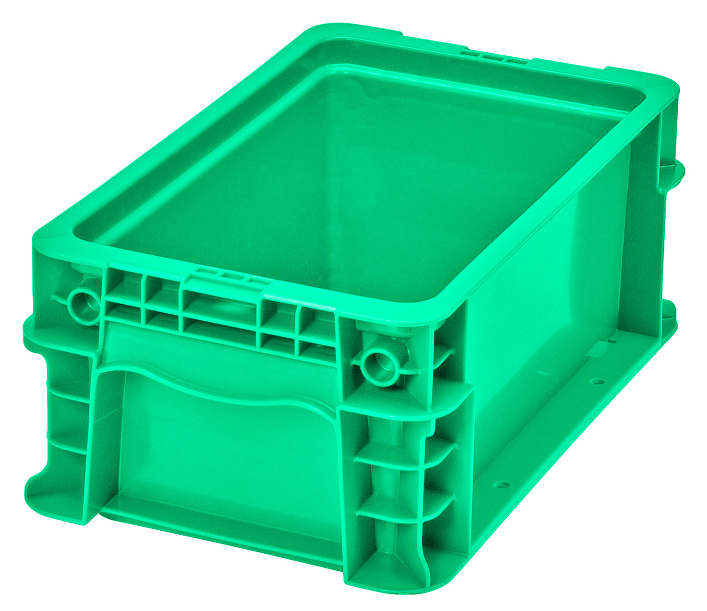 Hudson Exchange 12 x 7 x 5" (.75 Gallon) Straight Wall Handled Storage Container Tote