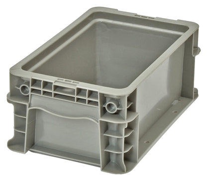 Hudson Exchange 12 x 7 x 5" (.75 Gallon) Straight Wall Handled Storage Container Tote