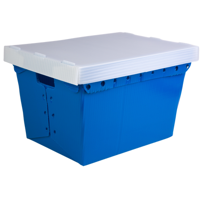 Hudson Exchange 18.25 x 13.25 x 2" Lid For Corrugated Space Age Handled Storage Container Mail Tote